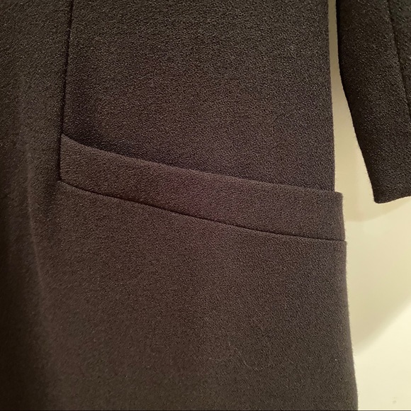 Ted Baker Black Shift Dress with Scallop Details - Picture 9 of 13